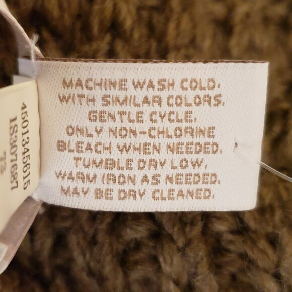 Chico's Knee Length 3/4 Sleeve Open Front Cardigan Sweater, Size 2 (L) - Picture 7 of 8